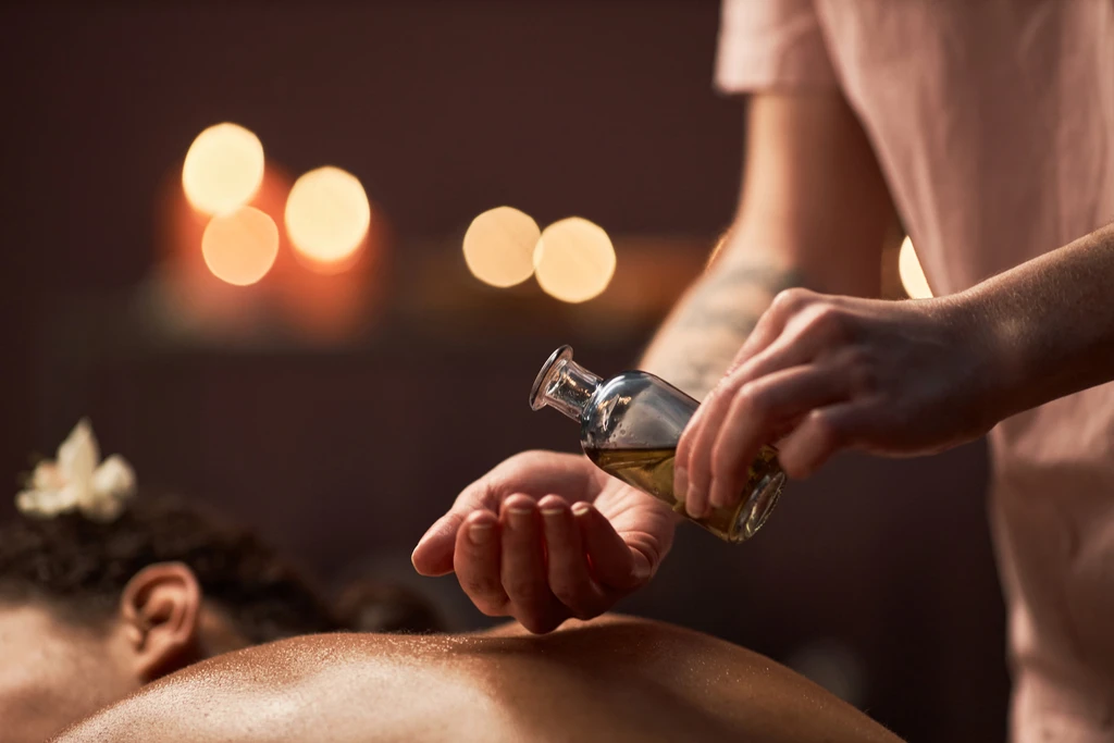 masaje con aromaterapia